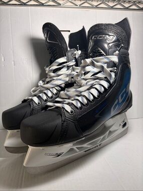 CCM Black and Blue Ice Hockey Skates Size 11 Wide